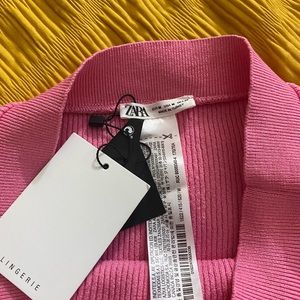 Zara knit biker shorts